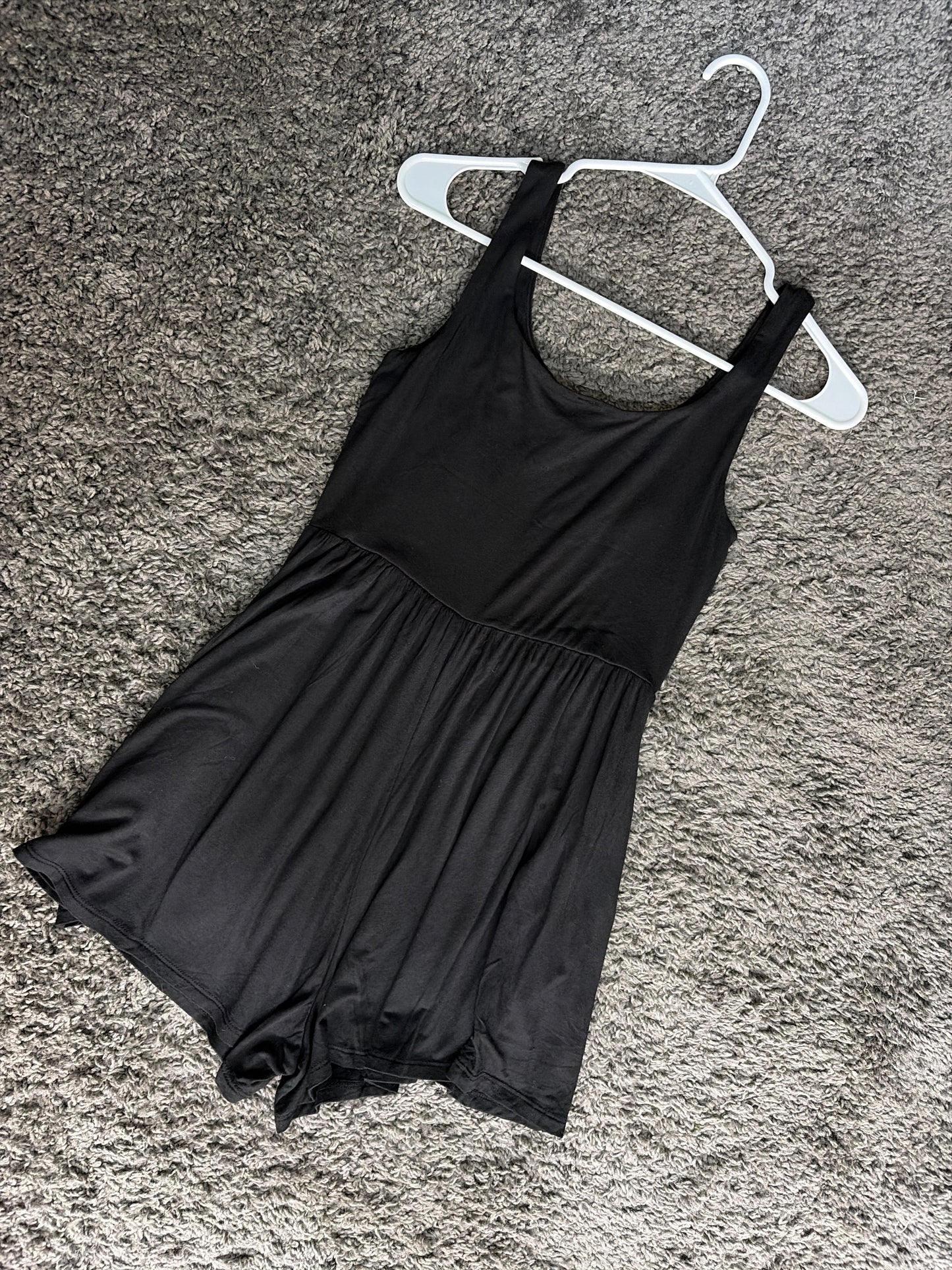 Black Tank Romper