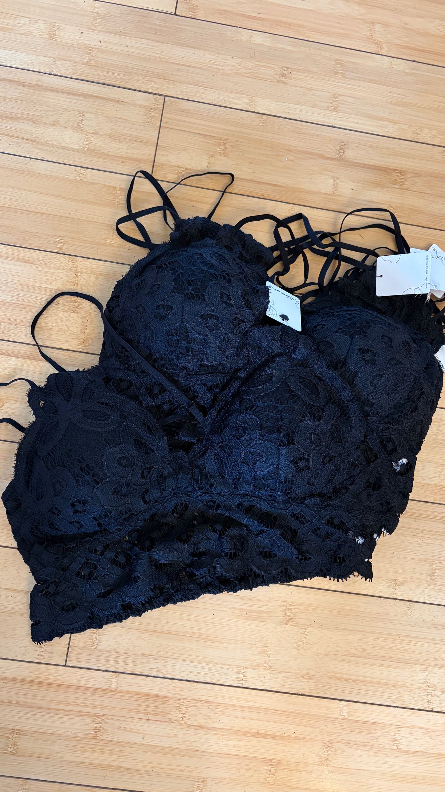 Black Crochet Bralette