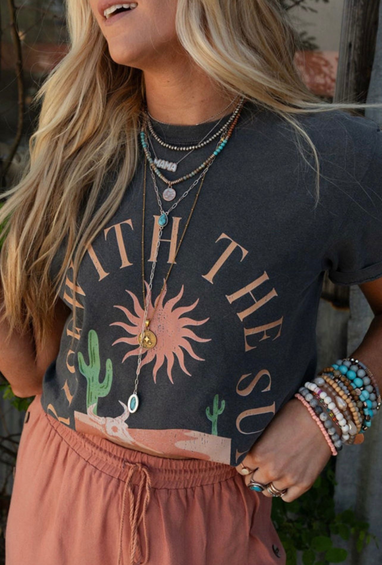 Rise With The Sun Western Tee